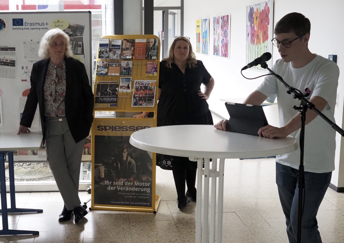 Große Finissage gefeiert vor den Ferien Fürs Finale des "SchulArt"-Projekts unterwegs